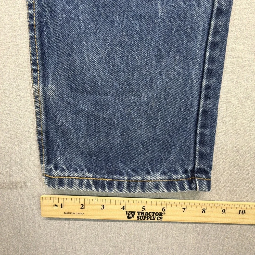 Vintage 90s Levi's 505 Tab Jeans Mens 32x34 (Fits 30x32) Blue Straight Made USA